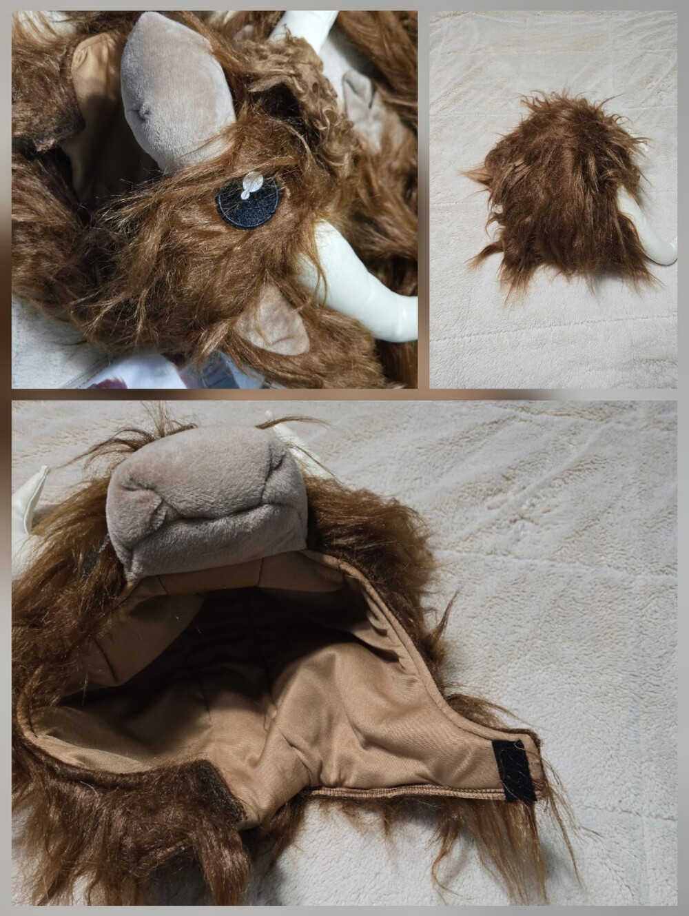 Highland cow costume set, kids Medium - Picture 4 of 15